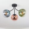 Gastor Plafonnier, Boule lumineuse Bleu, Vert, Clair, Cuivré, 3 lumières