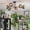 Gastor Plafonnier, Boule lumineuse 50 cm Bleu, Vert, Clair, Cuivré, 6 lumières