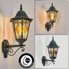 Hongkong Lampe murale d´extérieur, Applique murale Vert, Noir, 1 lumière