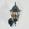 Hongkong Lampe murale d´extérieur, Applique murale Vert, Noir, 1 lumière