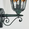 Hongkong Lampe murale d´extérieur, Applique murale Vert, Noir, 1 lumière