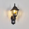 Naofe Lampe murale d´extérieur, Applique murale Noir, 1 lumière, Détecteur de mouvement