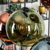 Koyoto Suspension, Boule lumineuse, Suspension Bleu, Vert, Cuivré, 6 lumières