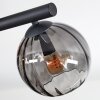 Koyoto Plafonnier, Boule lumineuse Ambre, Fumé, 10 lumières