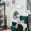 Bassagoda Lampadaire Nickel mat, Noir, 1 lumière