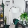 Bassagoda Lampadaire Nickel mat, Noir, 1 lumière