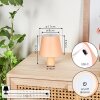 Salgadinho Lampe de table d'extérieur, Lampe à poser LED Blanc, 1 lumière