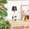 Salgadinho Lampe de table d'extérieur, Luminaire de salle de bain, Lampe à poser LED Noir, 1 lumière