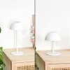 Laken Lampe de table d'extérieur, Luminaire de salle de bain, Lampe à poser LED Blanc, 1 lumière