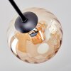 Koyoto Plafonnier, Boule lumineuse 78 cm Ambre, 6 lumières