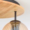 Koyoto Plafonnier, Boule lumineuse 40 cm Écru, Noir, 3 lumières