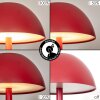Laken Lampe de table d'extérieur, Luminaire de salle de bain, Lampe à poser LED Rouge, 1 lumière