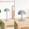 Laken Lampe de table d'extérieur, Luminaire de salle de bain, Lampe à poser LED Gris, 1 lumière