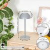 Laken Lampe de table d'extérieur, Luminaire de salle de bain, Lampe à poser LED Gris, 1 lumière