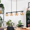 Koyoto Suspension, Boule lumineuse, Suspension Ambre, 4 lumières