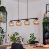 Koyoto Suspension, Boule lumineuse, Suspension Ambre, 4 lumières