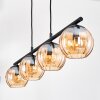 Koyoto Suspension, Boule lumineuse, Suspension Ambre, 4 lumières