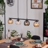 Koyoto Suspension, Boule lumineuse, Suspension Ambre, Clair, Fumé, 4 lumières