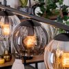 Koyoto Suspension, Boule lumineuse, Suspension Ambre, Clair, Fumé, 4 lumières