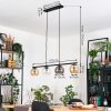 Koyoto Suspension, Boule lumineuse, Suspension Ambre, Clair, Fumé, 4 lumières
