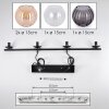 Koyoto Suspension, Boule lumineuse, Suspension Ambre, Clair, Fumé, 4 lumières