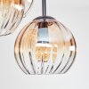 Koyoto Plafonnier, Boule lumineuse Ambre, Clair, 5 lumières