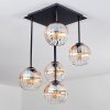Koyoto Plafonnier, Boule lumineuse Ambre, Clair, 5 lumières