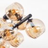 Koyoto Plafonnier, Boule lumineuse Ambre, 10 lumières