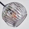 Ripoll Plafonnier, Boule lumineuse Ambre, Fumé, 6 lumières