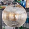 Koyoto Suspension, Boule lumineuse, Suspension grappe Ambre, Or, Clair, Fumé, 4 lumières