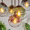 Gastor Plafonnier, Boule lumineuse 45 cm Bleu, Vert, Clair, Cuivré, 5 lumières