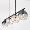 Koyoto Suspension, Boule lumineuse, Suspension Ambre, Clair, Fumé, 4 lumières