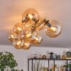 Gastor Plafonnier, Boule lumineuse Or, Noir, 10 lumières