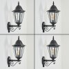 Hongkong Lampe murale d´extérieur, Applique murale Noir, 1 lumière