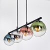 Gastor Suspension, Boule lumineuse, Suspension Bleu, Chrome, Vert, Clair, Cuivré, Fumé, 4 lumières Gastor Suspension, Boule lumineuse, Suspension Bleu, Chrome, Vert, Clair, Cuivré, Fumé, 4 lumières