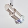 Firan Plafonnier, Spot de plafond LED Nickel mat, 2 lumières