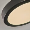 Isela Plafonnier LED Noir, 1 lumière
