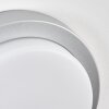 Jelad Lampe murale d´extérieur, Applique murale LED Argenté, 1 lumière, Détecteur de mouvement