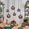 Ripoll Suspension, Boule lumineuse, Suspension Fumé, 6 lumières