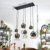Ripoll Suspension, Boule lumineuse, Suspension Fumé, 6 lumières