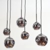 Ripoll Suspension, Boule lumineuse, Suspension Fumé, 6 lumières