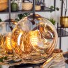 Ripoll Suspension, Boule lumineuse, Suspension Ambre, 6 lumières