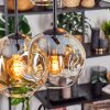 Ripoll Suspension, Boule lumineuse, Suspension Ambre, Clair, 6 lumières