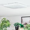 Loden Plafonnier LED Blanc, 1 lumière