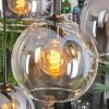 Koyoto Suspension, Boule lumineuse, Suspension Ambre, Clair, Fumé, 8 lumières