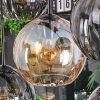 Koyoto Suspension, Boule lumineuse, Suspension Ambre, Fumé, 8 lumières