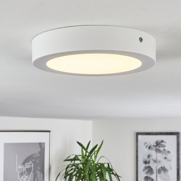 Plafonnier Finsrud LED Blanc, 1 lumière