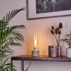 Lampe de table Kumotu Chrome, Gris, 1 lumière