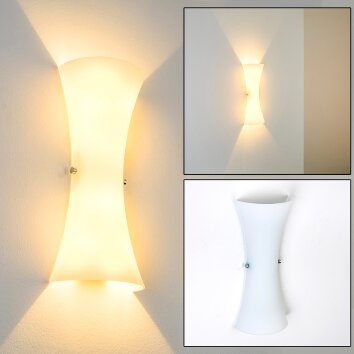 Applique murale Zimbo Chrome, 2 lumières