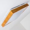Plafonnier Sora Wood Bois clair, 1 lumière